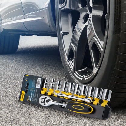 Deli Jeu De Douilles À Cliquet 12 Pièces Couple Élevé 1/4 12 pièces _Hi_chtgptapp_optimised_this_description-generator _Hi_chtgptapp_optimised_this_seo-meta-description _Hi_chtgptapp_optimised_this_seo-meta-title _Hi_chtgptapp_optimised_this_tags-generator _Hi_chtgptapp_optimised_this_title-generator acier 50bv30 bricolage clé à cliquet couple élevé diy durable haute résistance jeu de douilles outil à main poignée rapide polyvalent quart de pouce réparation écrous