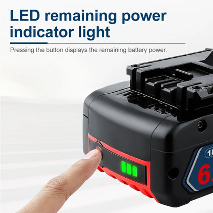 Batterie Waitley 6000mAh 18V Longue Autonomie Pour Bosch BAT609 Outils