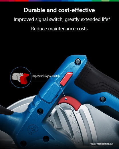 Bosch GKS 185-LI Scie Circulaire Sans Fil Professionnelle, 18V, 165mm - Manuzen