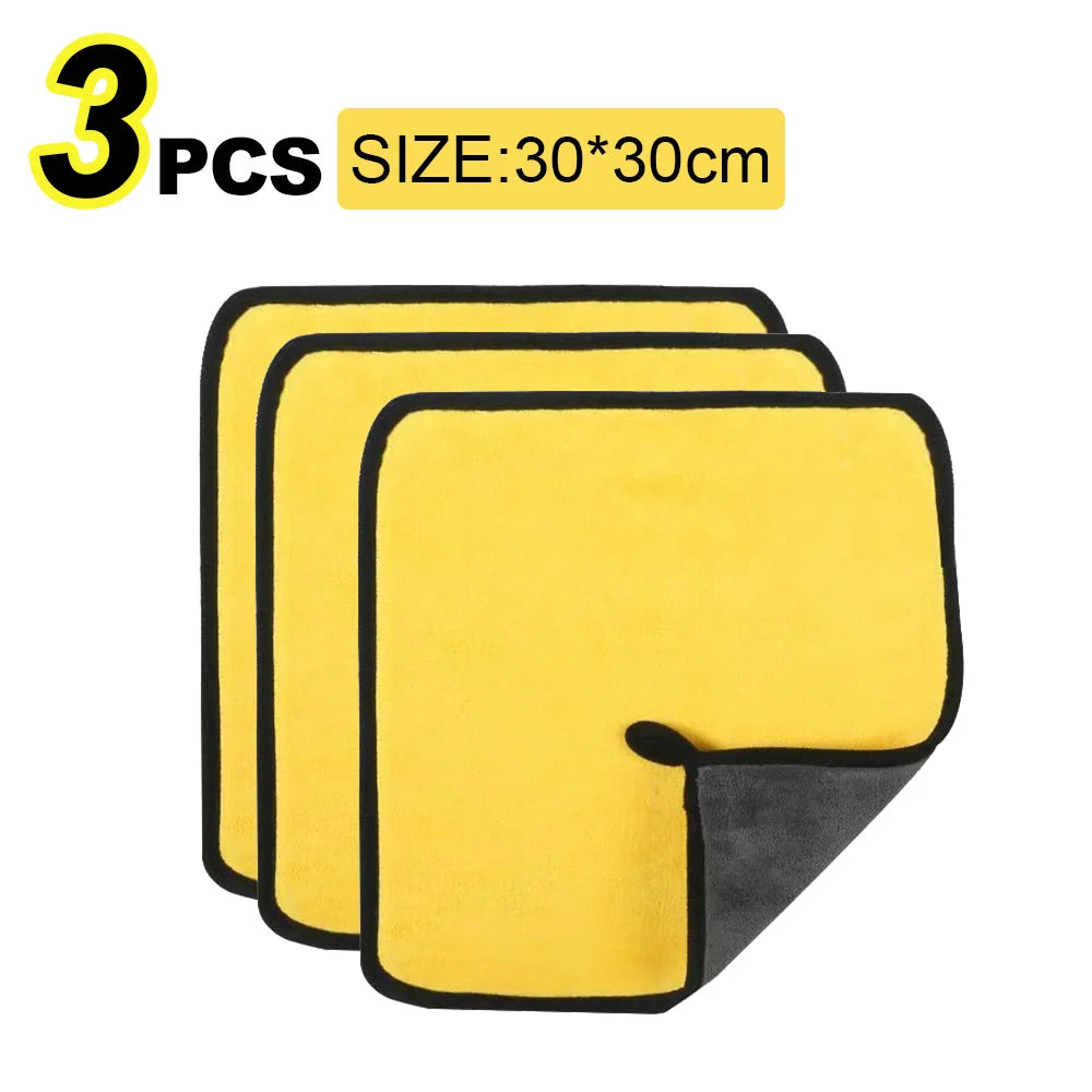 Chiffon Microfibre Multi-Usage CleanPro T056-3pcs-Jaune