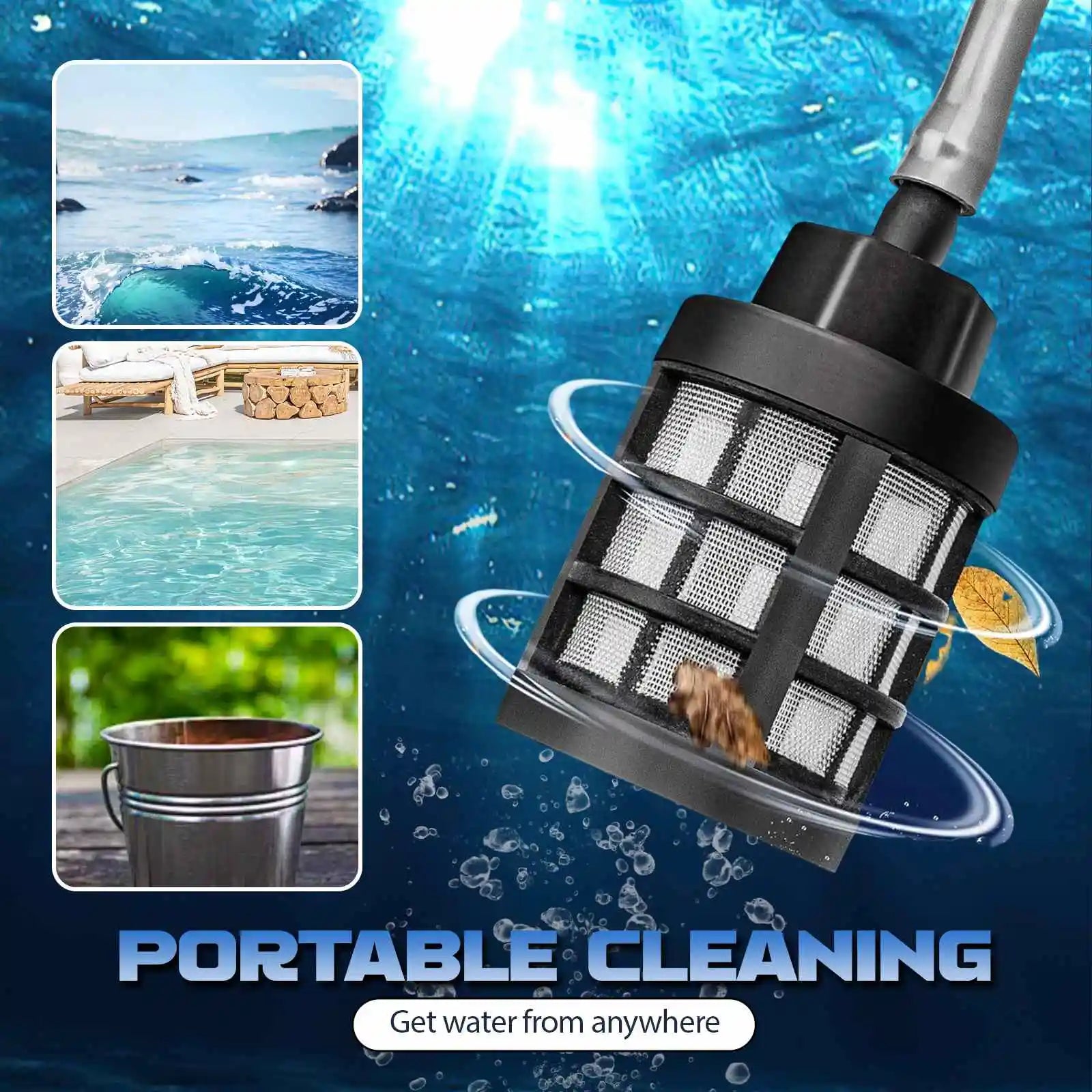 Nettoyeur Haute Pression Sans Fil 18V 70 Bar 500W Pour Voiture