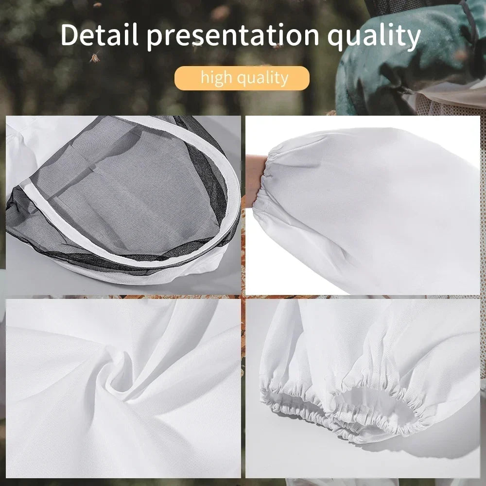 Combinaison Apiculture Coton Anti Piqûres Avec Voile Intégral