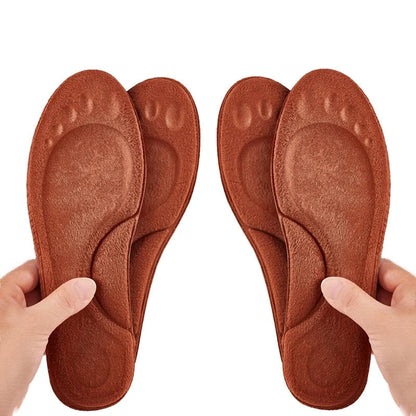 Semelles Orthopédiques 4D WarmFlex 2 paires - Marrons