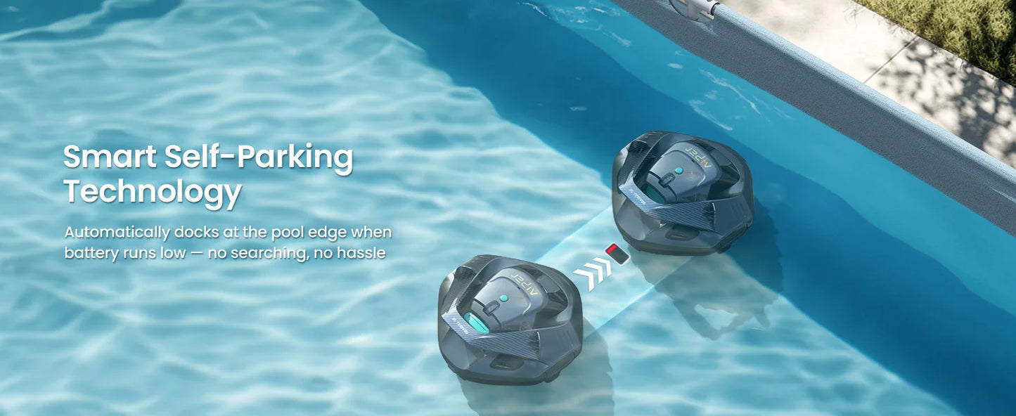 Aiper Nettoyeur De Piscine Robotisé Sans Fil Seagull Autonomie 90 Minutes