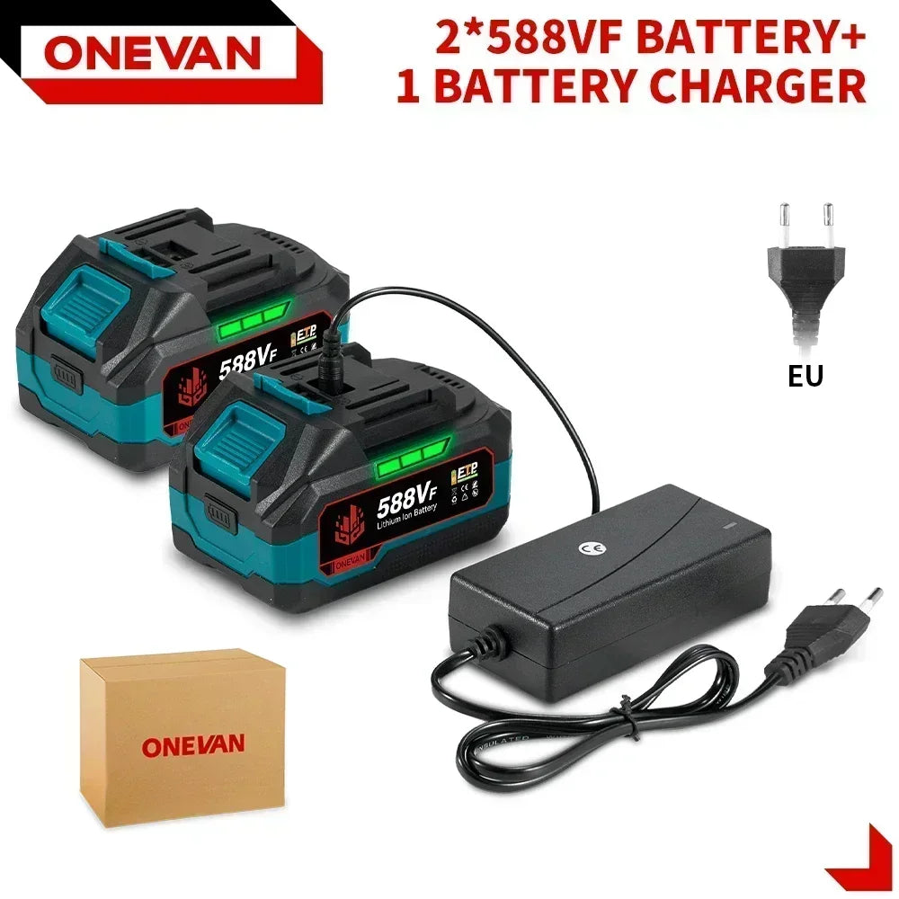 ONEVAN Batterie 18V Li Ion Haute Capacité Indicateur Charge Makita 2 588VF 1 Charger-B as show 18v _Hi_chtgptapp_optimised_this_description-generator _Hi_chtgptapp_optimised_this_seo-meta-description _Hi_chtgptapp_optimised_this_seo-meta-title _Hi_chtgptapp_optimised_this_tags-generator _Hi_chtgptapp_optimised_this_title-generator batterie 18v ce haute capacité indicateur charge lithium ion makita onevan outil 18v tension 18v