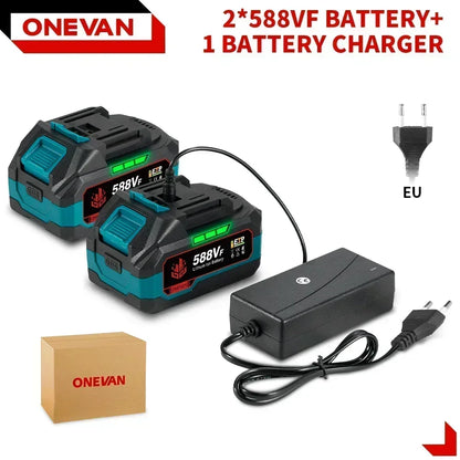 ONEVAN Batterie 18V Li Ion Haute Capacité Indicateur Charge Makita 2 588VF 1 Charger-B as show 18v _Hi_chtgptapp_optimised_this_description-generator _Hi_chtgptapp_optimised_this_seo-meta-description _Hi_chtgptapp_optimised_this_seo-meta-title _Hi_chtgptapp_optimised_this_tags-generator _Hi_chtgptapp_optimised_this_title-generator batterie 18v ce haute capacité indicateur charge lithium ion makita onevan outil 18v tension 18v