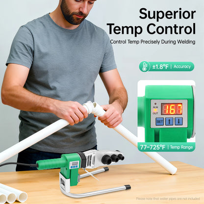 Soudeuse de tubes plastiques 1 500 W – thermofusion