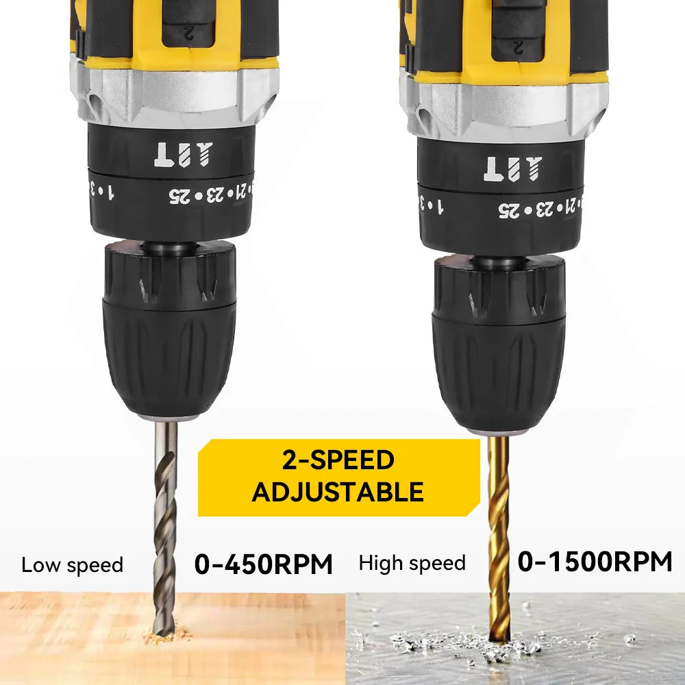 MELLWIN Perceuse À Percussion Sans Fil Couple Élevé Compatible Makita 18V