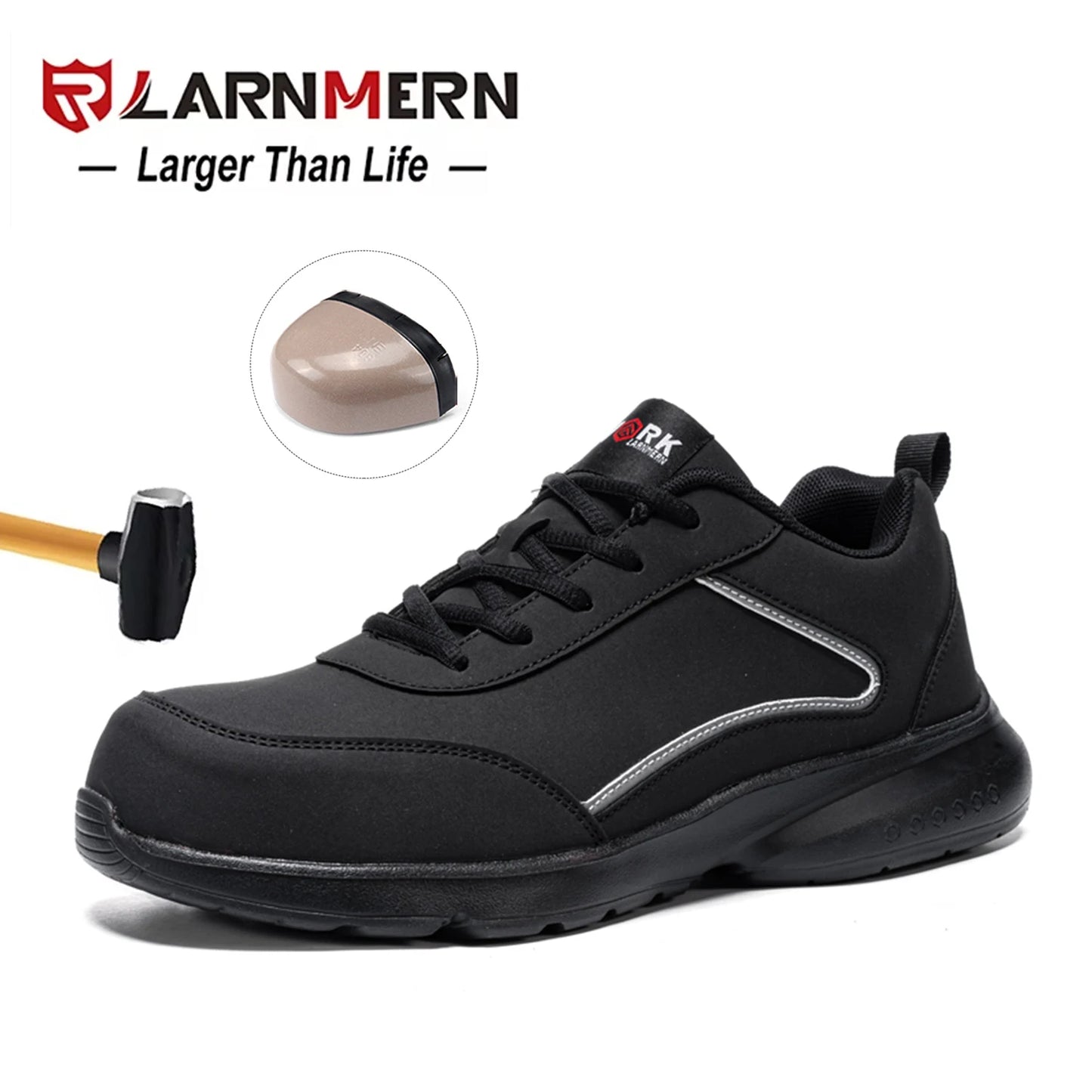 LARNMERN Chaussures De Sécurité Homme Embout Acier Antidérapantes SRC _Hi_chtgptapp_optimised_this_description-generator _Hi_chtgptapp_optimised_this_seo-meta-description _Hi_chtgptapp_optimised_this_seo-meta-title _Hi_chtgptapp_optimised_this_tags-generator _Hi_chtgptapp_optimised_this_title-generator adulte antidérapant bout rond chaussures de sécurité cheville collage doublure coton embout acier homme semelle caoutchouc semelle tissu src sécurité taille normale tige tissu