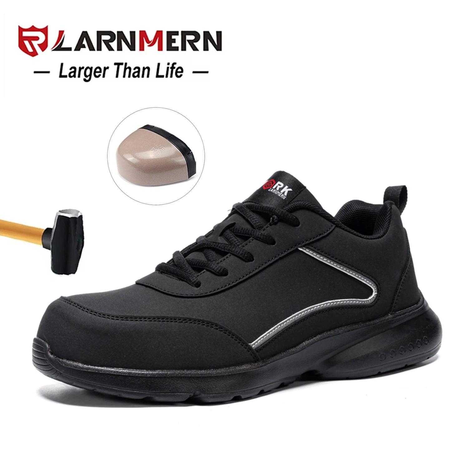 LARNMERN Chaussures De Sécurité Homme Embout Acier Antidérapantes SRC _Hi_chtgptapp_optimised_this_description-generator _Hi_chtgptapp_optimised_this_seo-meta-description _Hi_chtgptapp_optimised_this_seo-meta-title _Hi_chtgptapp_optimised_this_tags-generator _Hi_chtgptapp_optimised_this_title-generator adulte antidérapant bout rond chaussures de sécurité cheville collage doublure coton embout acier homme semelle caoutchouc semelle tissu src sécurité taille normale tige tissu
