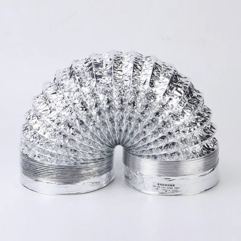 Tuyau de Ventilation en Aluminium Télescopique 80 100 120 150 200 mm