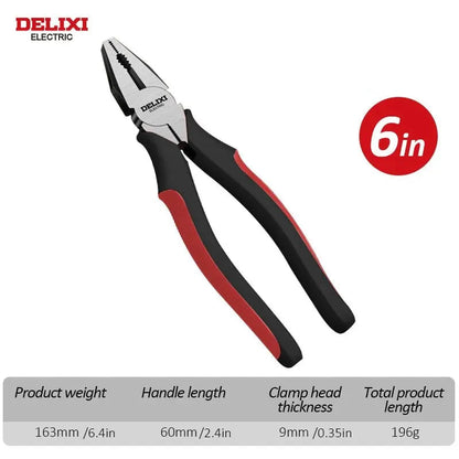 DELIXI Pince Multifonction Électrique Coupe Nette, Grande Ouverture Câbles - Manuzen