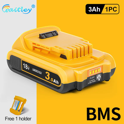 Batterie Waitley 18V Dewalt Liion Autonomie Prolongée BMS Compatibilité 18V 20V 1 batterie 3Ah Pologne