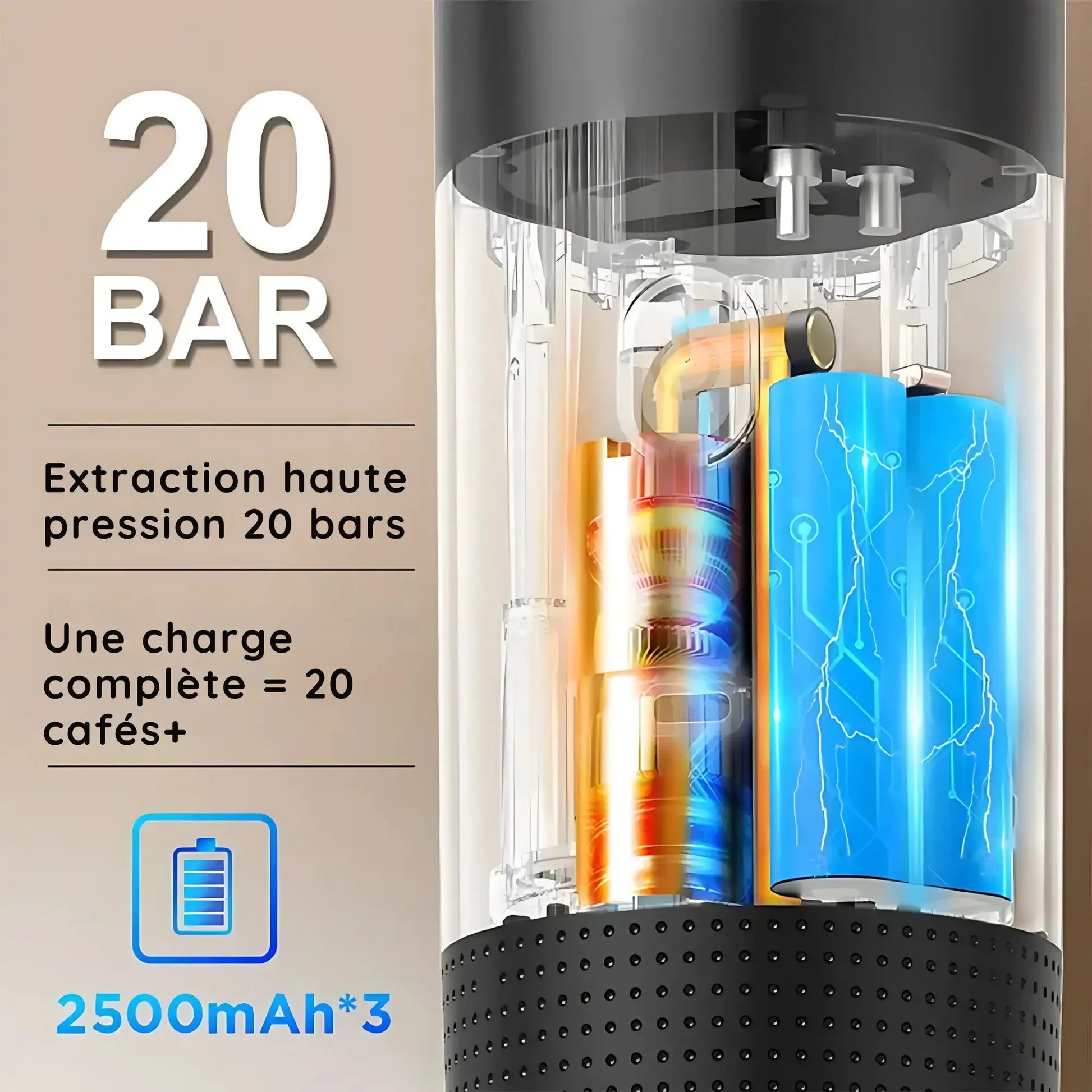 Veltrio - Cafetière portable intelligente avec cafeti elle exception intelligente pause portable pour soyez veltrio votre vous