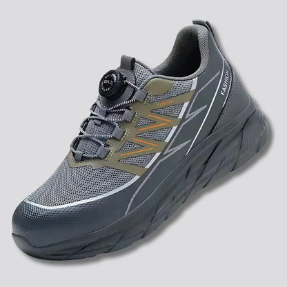 Versa - Baskets de sécurité polyvalentes Gris acier adapt automne baskets caoutchouc confort doublure durabilit elles embout hiver kelvar leur maille polyvalentes pour printemps professionnels rieure saisons semelle sécurité toutes travail versa