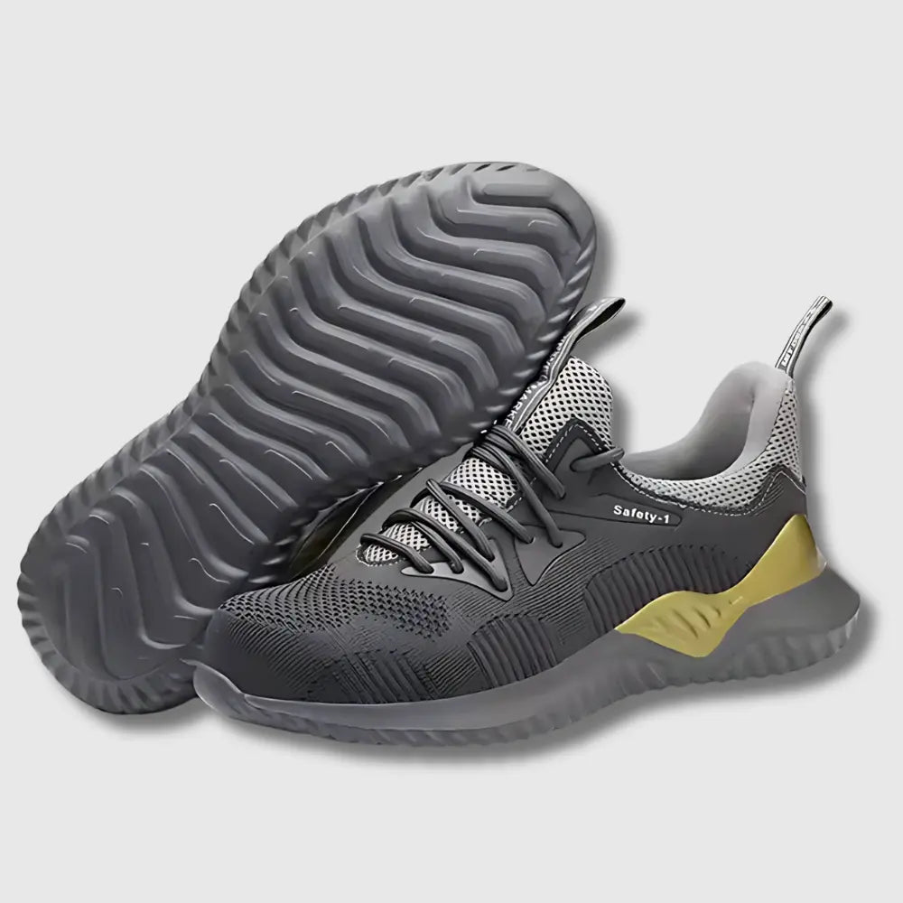 WEJUMP - Baskets de sécurité à doublure respirante acier assurent automne baskets caoutchouc certifi confort curit dans doublure durabilit durable embout environnements exceptionnelle hiver journ long maille optimale pour printemps protection respirante riau rieur rieure semelle sécurité tout toutes tricot volant wejump