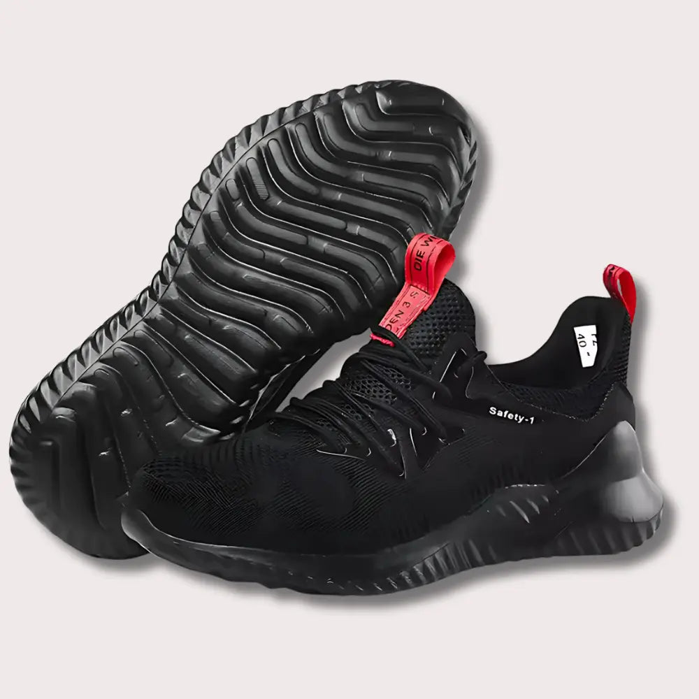 WEJUMP - Baskets de sécurité à doublure respirante acier assurent automne baskets caoutchouc certifi confort curit dans doublure durabilit durable embout environnements exceptionnelle hiver journ long maille optimale pour printemps protection respirante riau rieur rieure semelle sécurité tout toutes tricot volant wejump