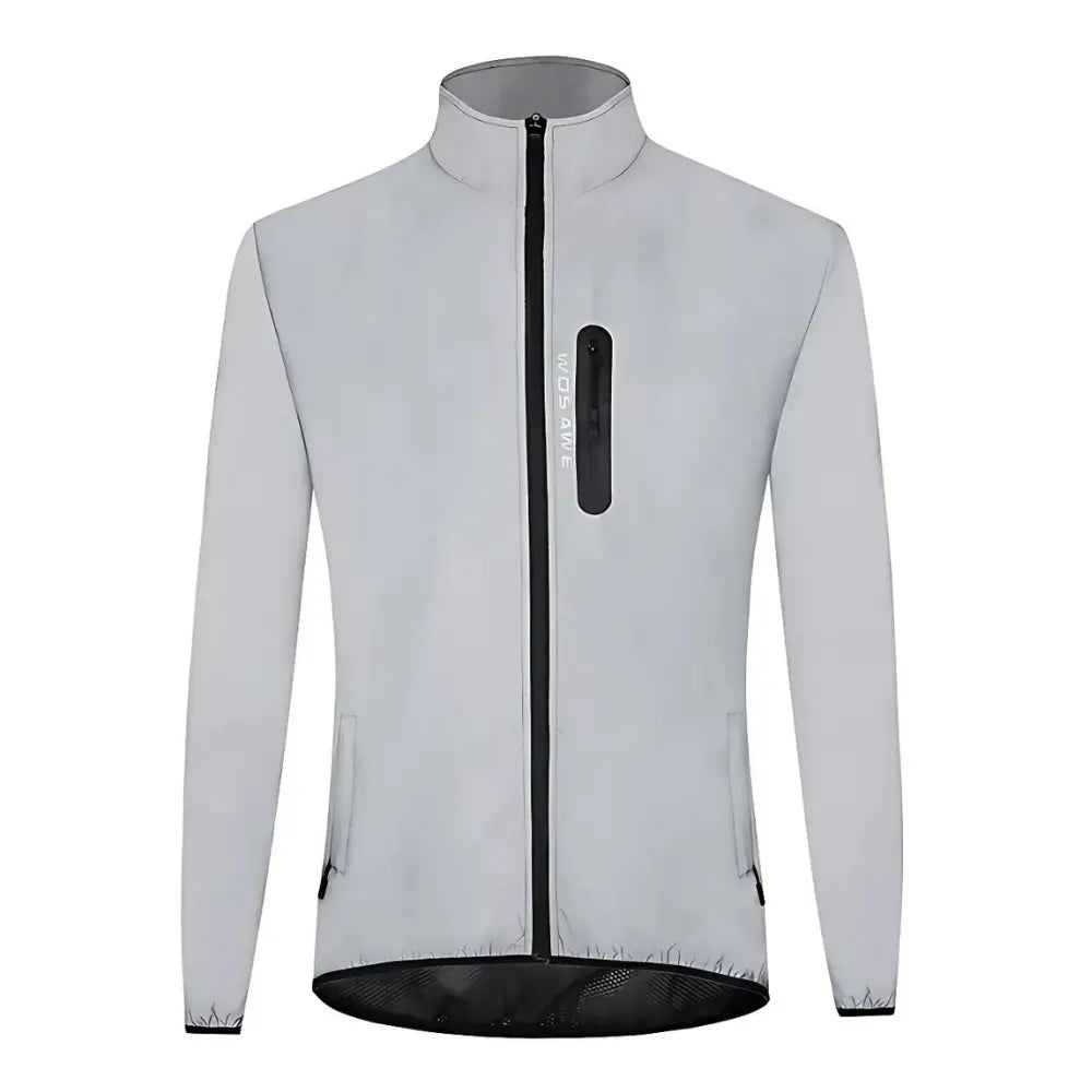 Veste Haute Visibilité au Travail Légère WOSAWE Blanche sans capuche avec confort confortable curit haute mouvement pour protection respirant tailles travail veste visibilit vous wosawel