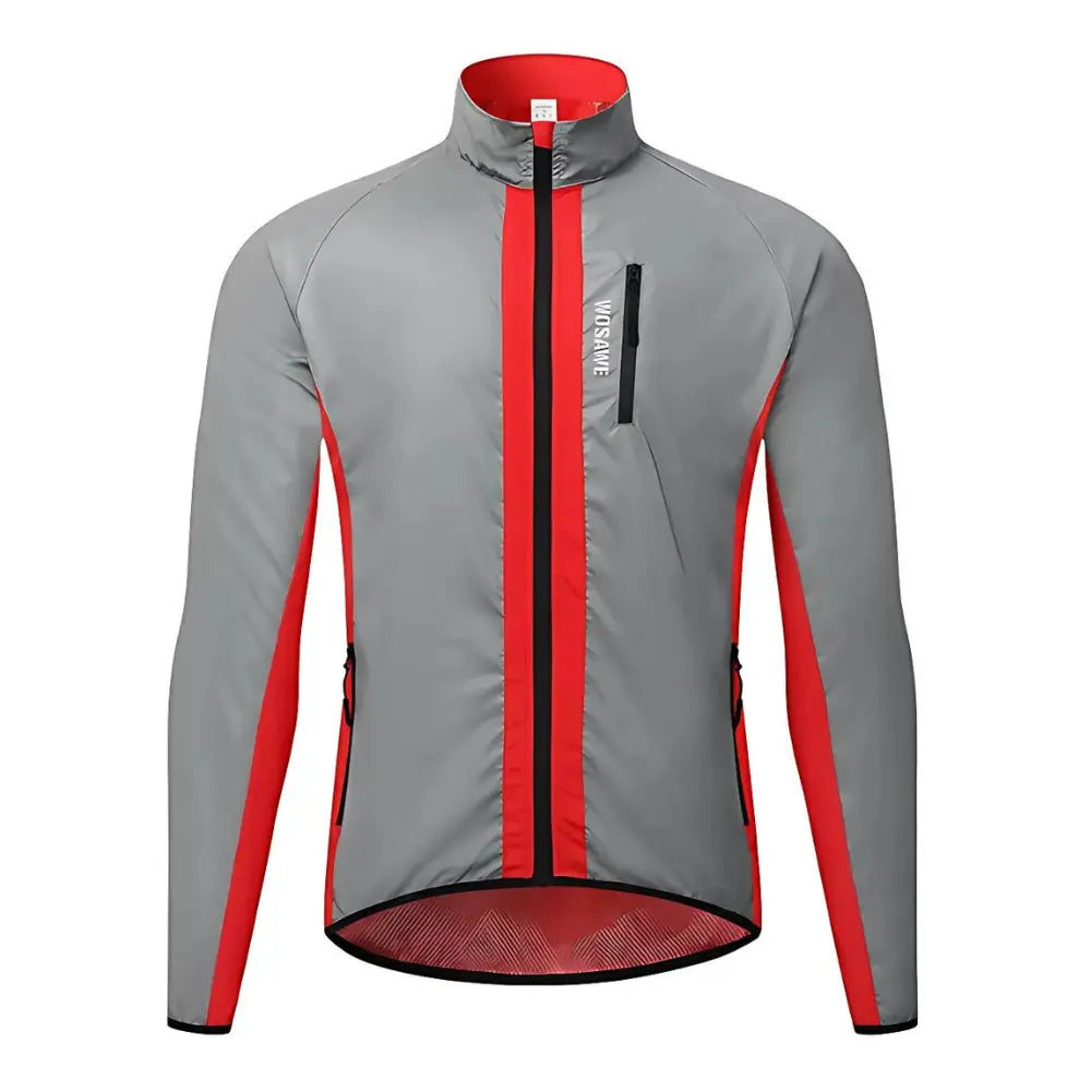 Veste Haute Visibilité au Travail Légère WOSAWE Rouge sans capuche avec confort confortable curit haute mouvement pour protection respirant tailles travail veste visibilit vous wosawel