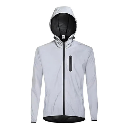 Veste Haute Visibilité au Travail Légère WOSAWE Blanche avec capuche avec confort confortable curit haute mouvement pour protection respirant tailles travail veste visibilit vous wosawel