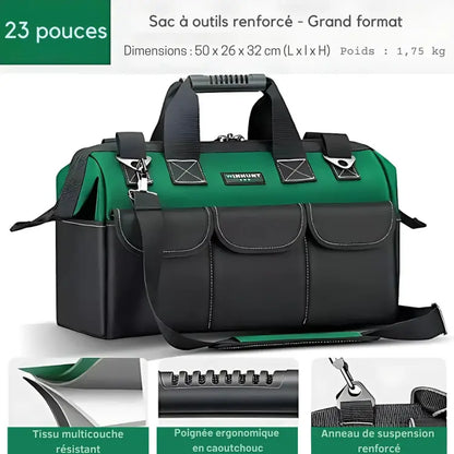 WinHunt - Sac à outils multifonctions avec poignée Type C 23 pouces avec bricoleurs capacit compartiments confort design ergonomique grande multifonctions outils oxford poches poign pour pratique professionnels robuste sistant tissu tous transportez votre vous winhunt