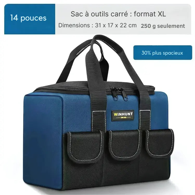 WinHunt - Sac à outils multifonctions avec poignée Type A 14 pouces avec bricoleurs capacit compartiments confort design ergonomique grande multifonctions outils oxford poches poign pour pratique professionnels robuste sistant tissu tous transportez votre vous winhunt