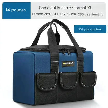 WinHunt - Sac à outils multifonctions avec poignée Type A 14 pouces avec bricoleurs capacit compartiments confort design ergonomique grande multifonctions outils oxford poches poign pour pratique professionnels robuste sistant tissu tous transportez votre vous winhunt