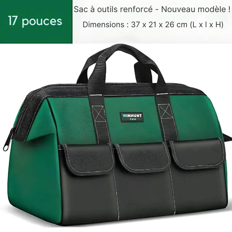 WinHunt - Sac à outils multifonctions avec poignée Type B 17 pouces avec bricoleurs capacit compartiments confort design ergonomique grande multifonctions outils oxford poches poign pour pratique professionnels robuste sistant tissu tous transportez votre vous winhunt