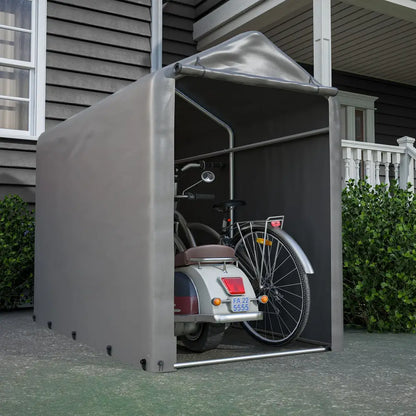 Abri vélo extérieur 187 × 100 × 160 cm – acier et bâche PE France