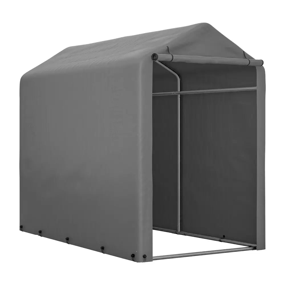 Abri vélo extérieur 187 × 100 × 160 cm – acier et bâche PE