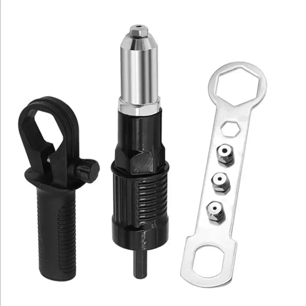 Adaptateur riveteuse pour perceuse – rivets 2,4 à 4,8 mm - 2,4 / 3,2 / 4,0 / 4,8 mm / France - Adaptateur riveteuse