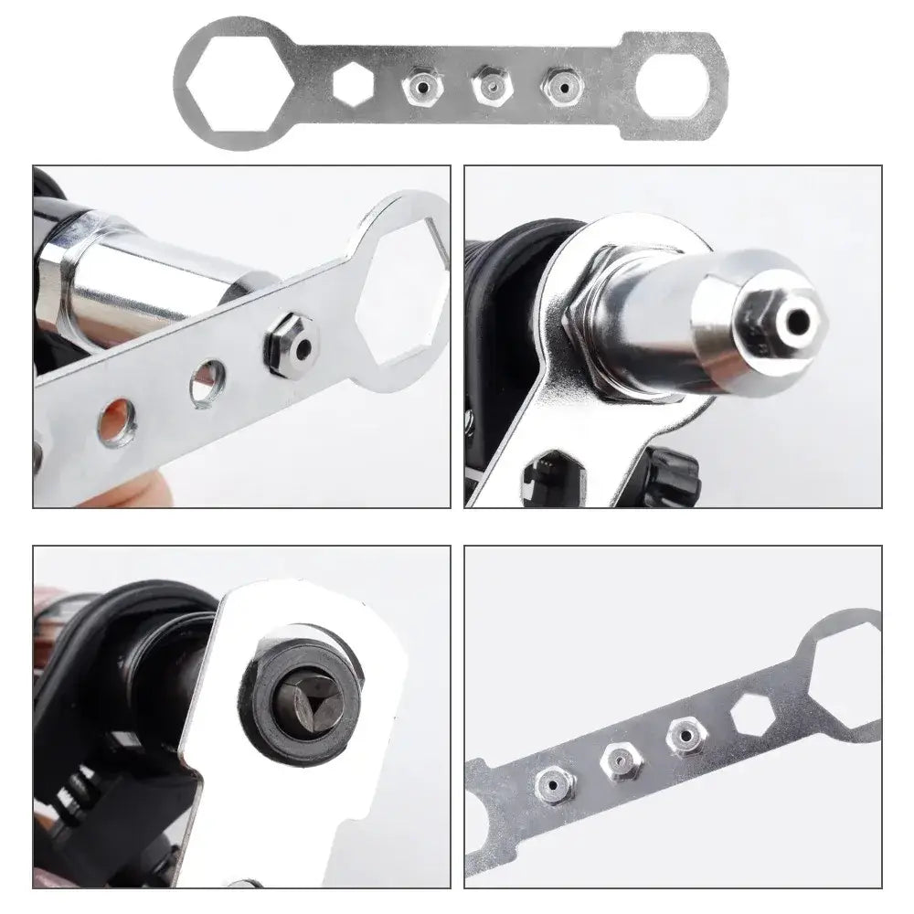 Adaptateur riveteuse pour perceuse – rivets 2,4 à 4,8 mm - 2,4 / 3,2 / 4,0 / 4,8 mm / France - Adaptateur riveteuse