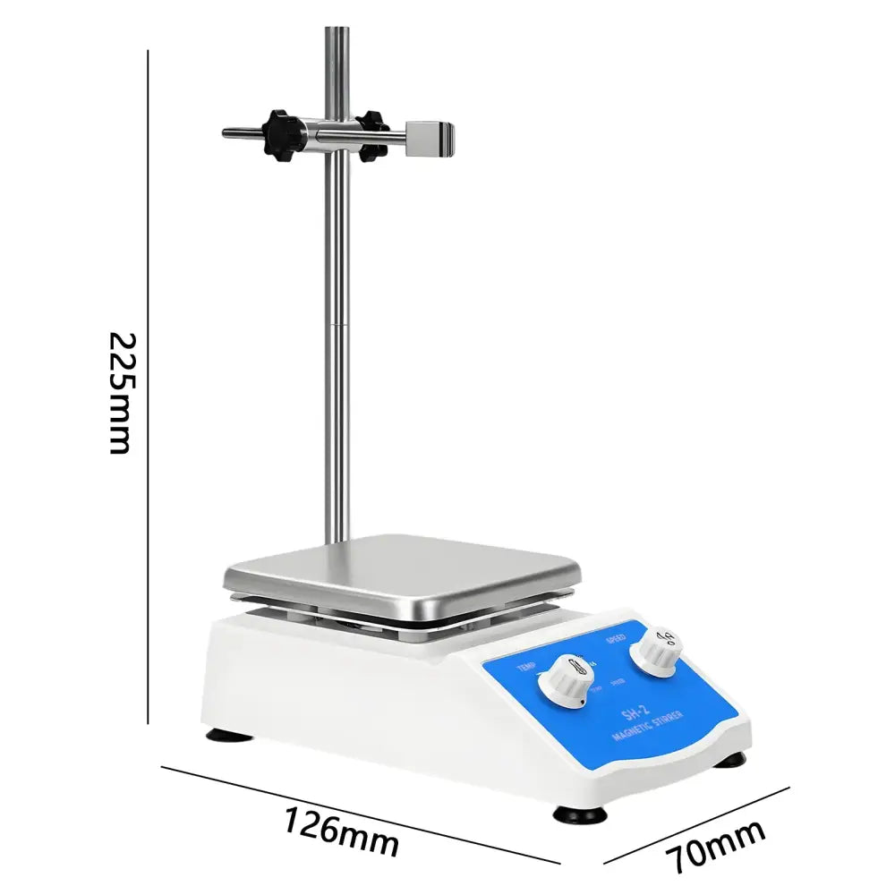 Agitateur magnétique chauffant SH-2 pour laboratoire – photo produit 2