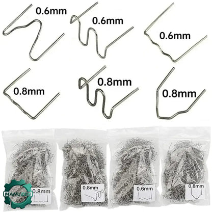 Agrafes pour réparation plastique à chaud – 100 ou 600 pièces – vue principale