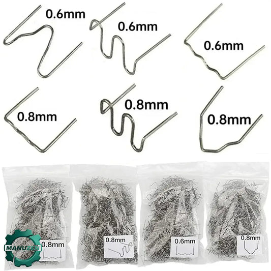 Agrafes pour réparation plastique à chaud – 100 ou 600 pièces – vue principale