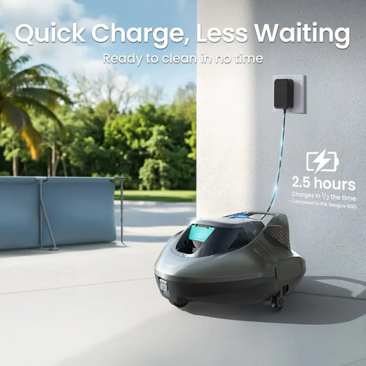 Aiper Nettoyeur De Piscine Robotisé Sans Fil Seagull Autonomie 90 Minutes