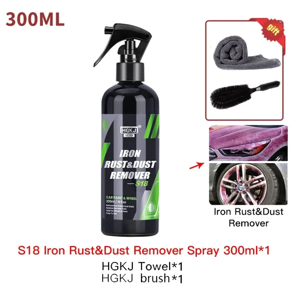 Antirouille Voiture Spray Nettoyage Fer Roues Oxydes Métalliques - S18-300ml X1pcs / Pologne