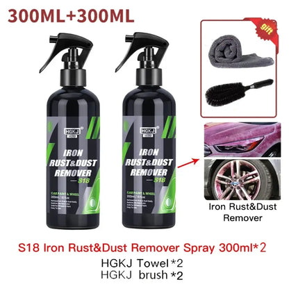 Antirouille Voiture Spray Nettoyage Fer Roues Oxydes Métalliques - S18-300ml X2pcs / Pologne