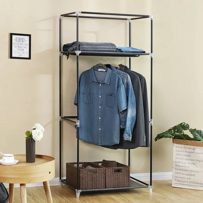 Armoire penderie en tissu SONGMICS 75 × 45 × 160 cm - Gris / France - Armoires en tissu