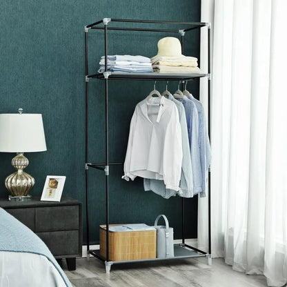 Armoire penderie en tissu SONGMICS 75 × 45 × 160 cm - Gris / France - Armoires en tissu