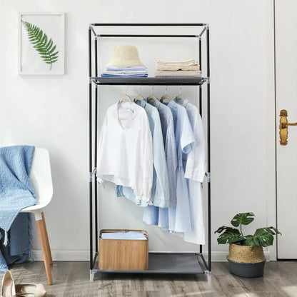 Armoire penderie en tissu SONGMICS 75 × 45 × 160 cm - Gris / France - Armoires en tissu
