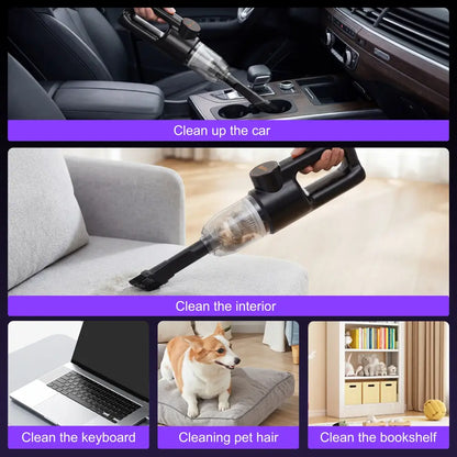 Aspirateur à main sans fil 70 W – recharge USB-C - aspirateur à main rechargeable USB C
