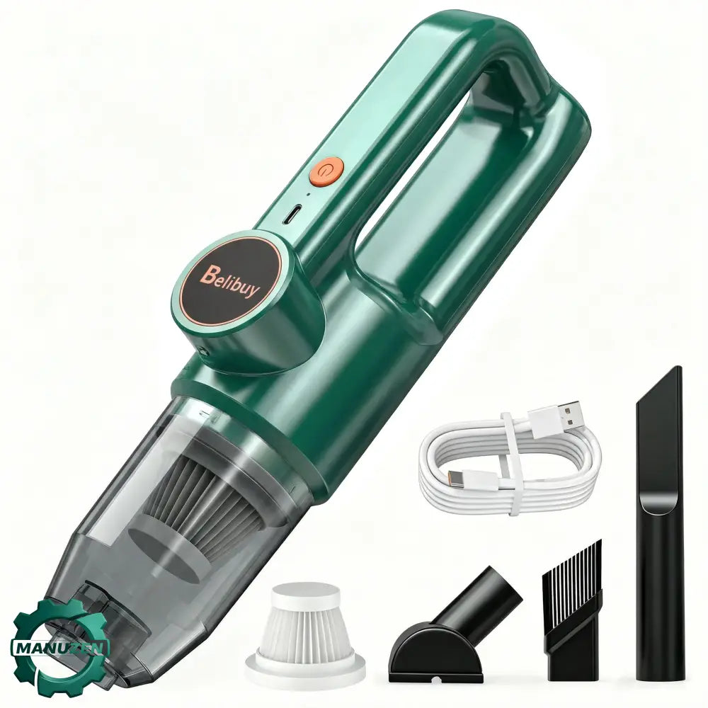 Aspirateur à main sans fil 70 W – recharge USB-C - Vert / Allemagne / USB-C - aspirateur à main rechargeable USB C