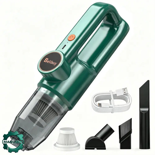 Aspirateur à main sans fil 70 W – recharge USB-C - Vert / Allemagne / USB-C - aspirateur à main rechargeable USB C