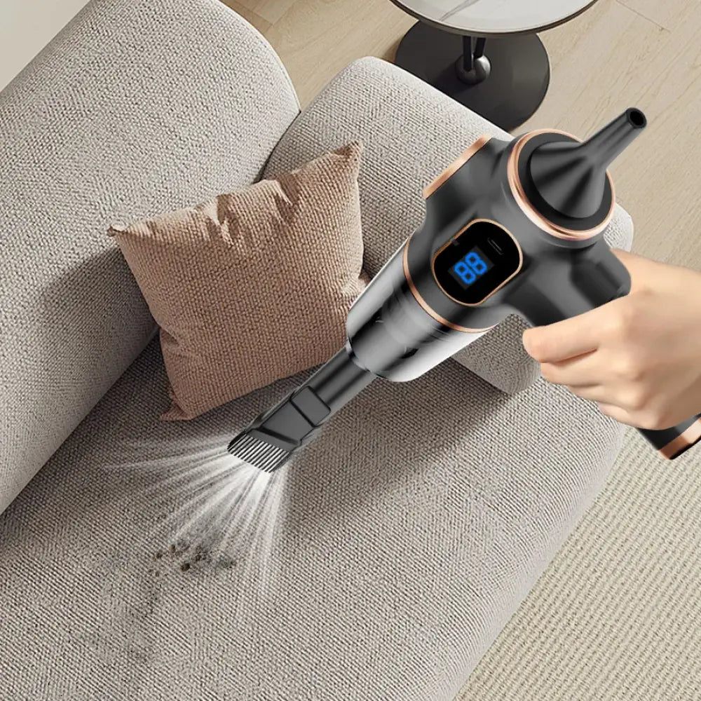 Aspirateur Auto Sans Fil Pro Aspiration Puissante Canapé Bureau Sec