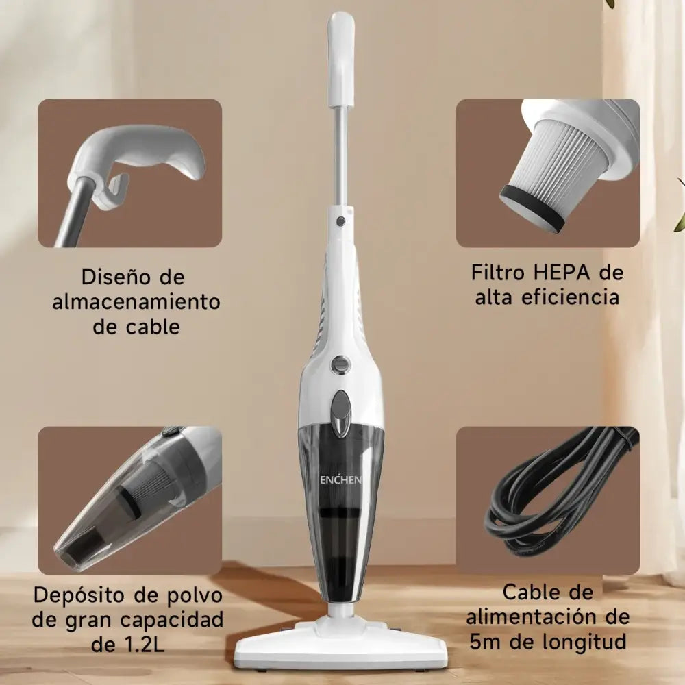 Aspirateur balai filaire 2 en 1 – 14 kPa bac 1,2 L - 14 kPa – bac 1,2 L / Prise européenne / Espagne - aspirateur balai