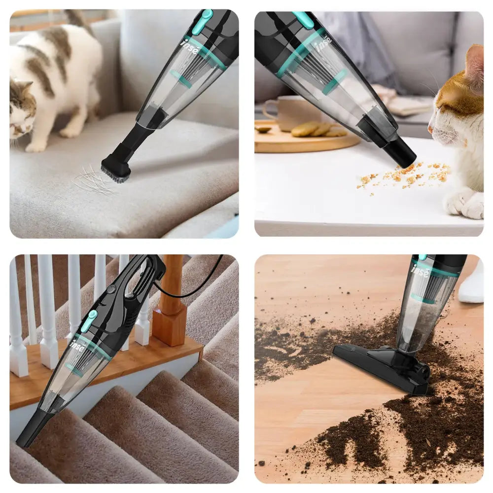 Aspirateur balai filaire 600 W – câble 6 m 9 accessoires - Allemagne / Prise européenne – 220–240 V - aspirateur balai