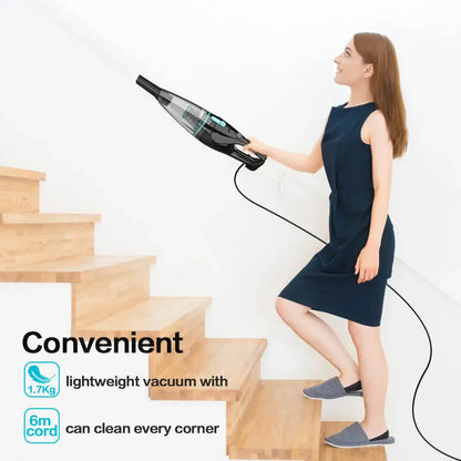Aspirateur balai filaire 600 W – câble 6 m 9 accessoires - Allemagne / Prise européenne – 220–240 V - aspirateur balai