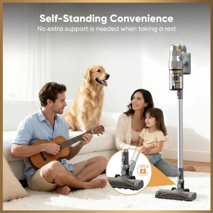Aspirateur balai sans fil V12PRO – 32 kPa, autonomie 40 min – détail 7