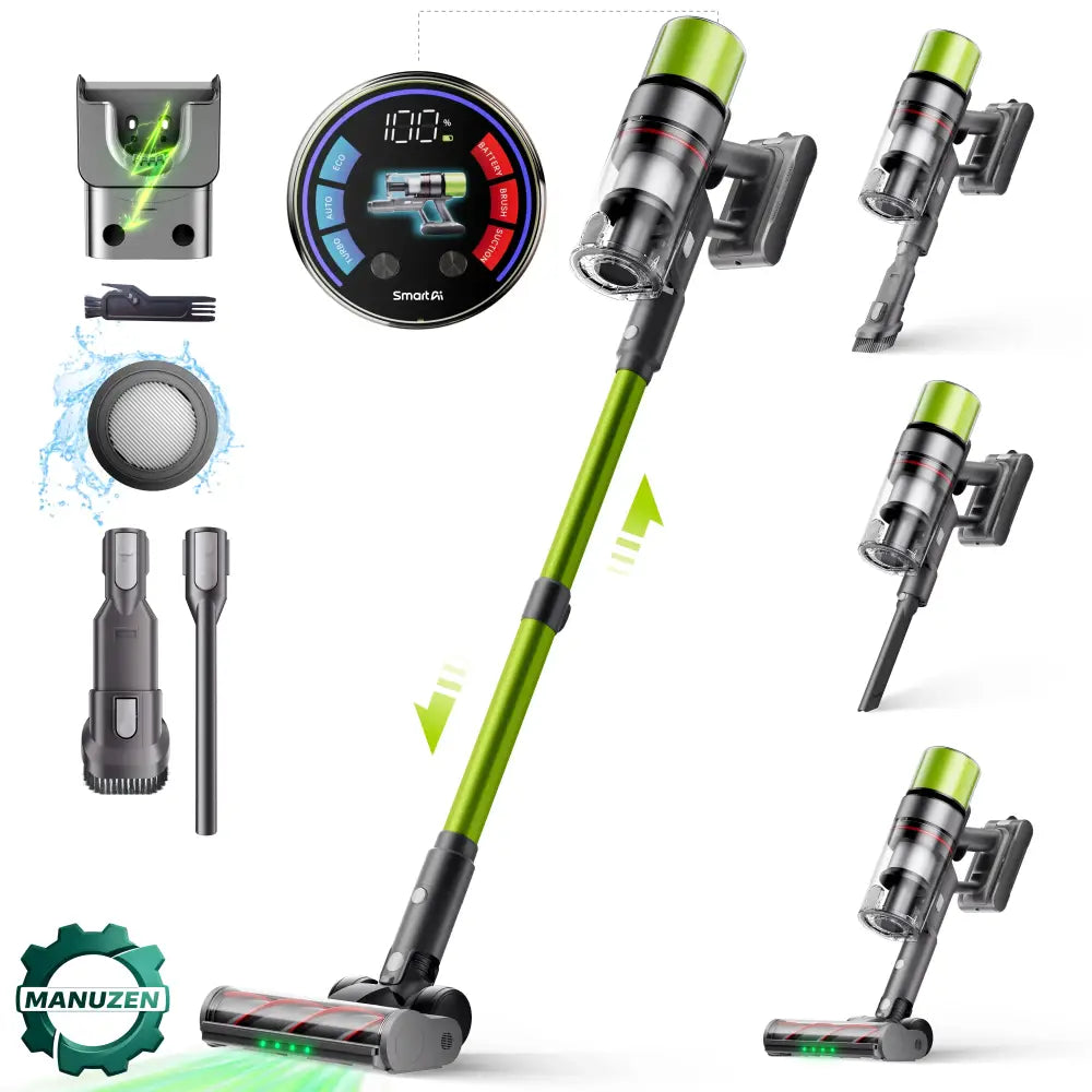 Aspirateur balai sans fil V6 65 kPa – autonomie 80 min – vue 1